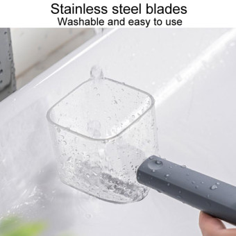 Kitchen Stainless Steel Long Handle Single Heads Vegetable And Fruit Peeler(Orange)