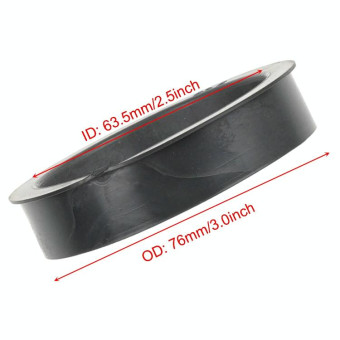 Car Modified Air Filter Reducer Rubber Ring(76mm To 63.5mm)