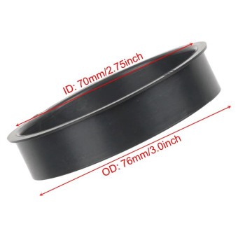 Car Modified Air Filter Reducer Rubber Ring(76mm To 70mm)