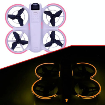 For DJI Neo Luminous Stickers Night Glow Cool Film(Pink)