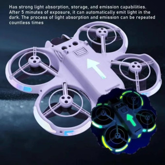 For DJI Neo Luminous Stickers Night Glow Cool Film(Yellow)
