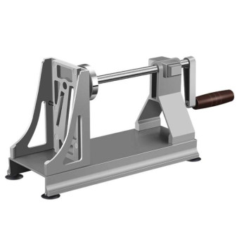 Multifunctional Rotary Potato Slicer Kitchen Hand Crank Slicing Tool(Aluminum Alloy Model)