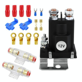 12V DC High Current Quick Start Relay For Cars And Yachts(With 60A Fuse Tube)