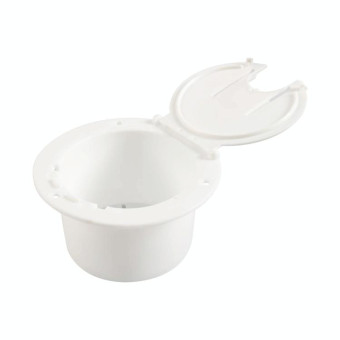 Yacht RV Round Wire Hatch Storage Box(White)