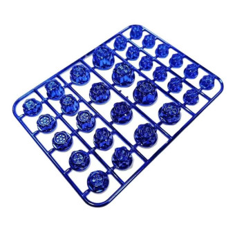E-Bike Motorcycle Hexagonal Screw Cap Modification Accessories Electroplated Burned Titanium Screw Decoration(Blue)