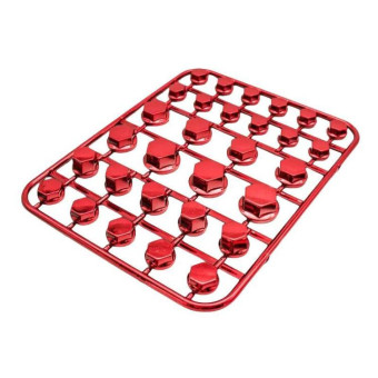 Motorcycle Scooter Modification Parts Screw Cover Decorative Screw Cap(Red)