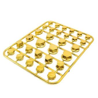 Motorcycle Scooter Modification Parts Screw Cover Decorative Screw Cap(Golden)