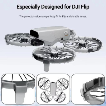 For DJI Flip RCSTQ Paddle Impact Protector Cushioning Anti-scratch and Anti-bump Ring(Green)