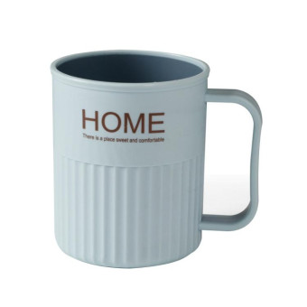 Creative Double Plastic Mouthwash Cup for Household Brushing Cups, Capacity:301-400ml(Light Blue)