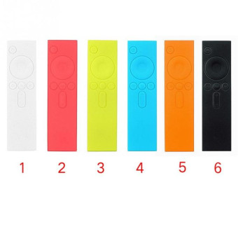 6 PCS Soft Silicone TPU Protective Case Remote Rubber Cover Case for Xiaomi Remote Control I Mi TV Box(Green)
