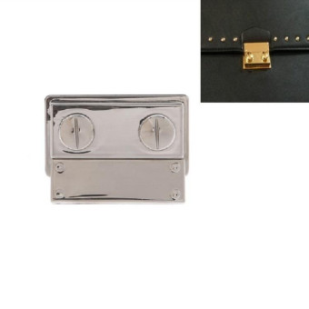Luggage Hardware Accessories Female Bag Lock Buckle(Silver)