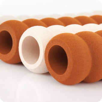 Baby Child Safety Doorknob Pad Cases Spiral Anti-collision Security Door Handle Protective Sleeve(Beige)