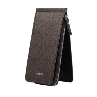 Ultra-thin Wallet Multi-card Position Multi-function Card Package Wallet(Bronze)
