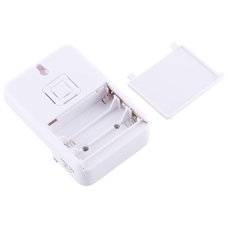 CMF1188 Home Music Remote Control Wireless Doorbell with 38 Ringtones & Colorful Flashing Lights + Ringtones / Ringtones / Colorful Flashing Lights 3-Modes (White)