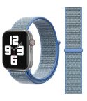 For Apple Watch 46mm / 49mm / 45mm / 44mm Simple Fashion Nylon Watch Band with Magic Stick(Blue)