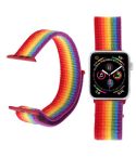 For Apple Watch 42mm / 41mm / 40mm / 38mm Simple Fashion Nylon Watch Band with Magic Stick(Colour)