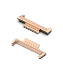 For Huawei Watch Fit 2 2 in 1 Metal Watch Band Connectors (Rose Gold)