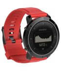Silicone  Watch Band for SUUNTO Traverse(Red)