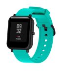 Silicone Glossy Sport Watch Band for Huami Amazfit Bip Lite Version 20mm(Mint Green)