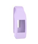 Smart Watch Silicone Clip Button Protective Case for Fitbit Inspire / Inspire HR / Ace 2(Light Purple)