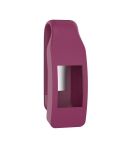Smart Watch Silicone Clip Button Protective Case for Fitbit Inspire / Inspire HR / Ace 2(Wine Red)