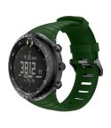 Smart Watch Silicone Watch Band for Suunto Core(Army Green)