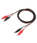 Dual Alligator Clip Test Lead Probe Cable, Length: 1m