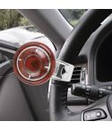 YI-71 Car Steering Wheel Booster Ball Car Power Handle (Walnut wood)