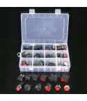 50pcs Universal Power Switch Button Assortment Kit