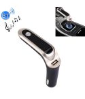 CARS7 Bluetooth Car Charger with Digital Display for Mobile Phone(Gold)