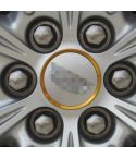 4 PCS Car Aluminum Wheel Hub Deroration Ring For Cadillac(Gold)