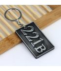 Detective Sherlock 221B Key Chain Car Key Ring Multi-functional Tool Key Holder Key Chains Rings Holder Pendant  Auto Parts(Silver)