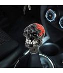 Universal Skull Head Shape Manual or Automatic Gear Shift Knob, Size: 8.7x5.5cm (Black)