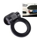 Car Truck Bumper Round Tow Hook Ring Adhesive Decal Sticker Exterior Decoration(Black)