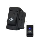 30 Amp 12 Volt Four Plugs LED ON OFF Car Fog Light Switch (Blue Light)