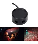 Car Roof Ceiling Decoration 5V Red Green LED Star Night Lights Projector Atmosphere Galaxy Lamp