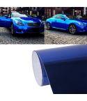 1.52m × 0.5m Electroplating Car Auto Body Decals Sticker Self-Adhesive Side Truck Vinyl Graphics(Blue)