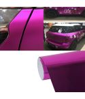 1.52m × 0.5m Electroplating Car Auto Body Decals Sticker Self-Adhesive Side Truck Vinyl Graphics(Magenta)