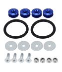 4 PCS Car Modified Screw Gaskets Bodywork Stainless Steel Gasket Bolts, Diameter: 24mm(Blue)