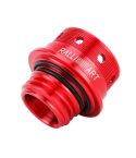 Car Modified Stainless Steel Oil Cap Engine Tank Cover for Mitsubishi, Size: 5.0 x 4.6cm(Red)