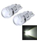 10 PCS T10 1W 50LM Car Clearance Light with SMD-3030 Lamp, DC 12V(White Light)