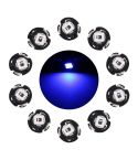 10 PCS 0.5W T3 Instrument Panel LED Light Dashboard Indicator Lamp Bulb (Blue Light)