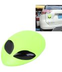 Wizard Head Shape Auto Sticker 3D Metal Fashion Car Stickers(Fluorescent Green Light)
