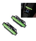 DM-013 2PCS Universal Fit Car Seatbelt Adjuster Clip Belt Strap Clamp Shoulder Neck Comfort Adjustment Child Safety Stopper Buckle(Green)