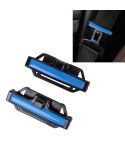 DM-013 2PCS Universal Fit Car Seatbelt Adjuster Clip Belt Strap Clamp Shoulder Neck Comfort Adjustment Child Safety Stopper Buckle(Blue)
