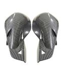 2 PCS Motorcycle Universal ABS Handle Wind-block Handguard(Grey)