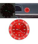 Car Paste Clock Car Luminous Watch(Red)