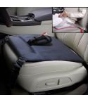 Car Safety Seat Protective Pad with Clip Back Abdominal Belt for Pregnant Woman (Grey)