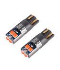 2 PCS T10 / W5W / 168 DC12-24V / 1.8W / 6000K / 140LM Car Clearance Light 4LEDs SMD-3030 Lamp Beads with Decoding & Constant Current (Pink Light)