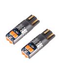 2 PCS T10 / W5W / 168 DC12-24V / 1.8W / 6000K / 140LM Car Clearance Light 4LEDs SMD-3030 Lamp Beads with Decoding & Constant Current (Yellow Light)